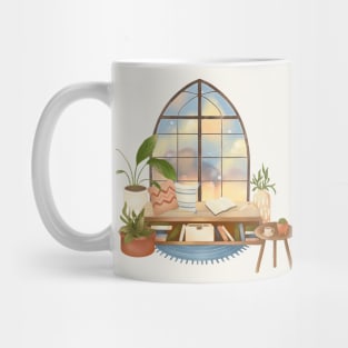 BOOK AND PLANT LOVER Mug